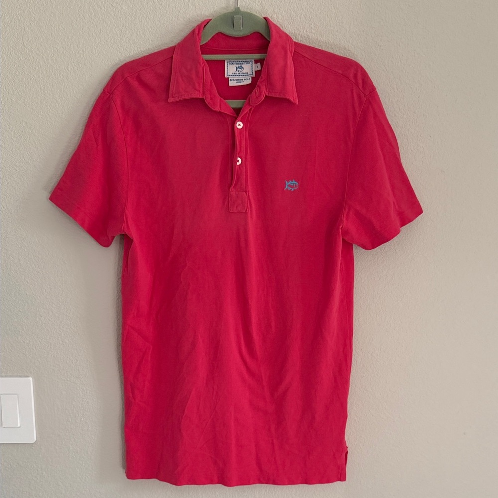 Southern Tide Vibrant Red Polo Shirt